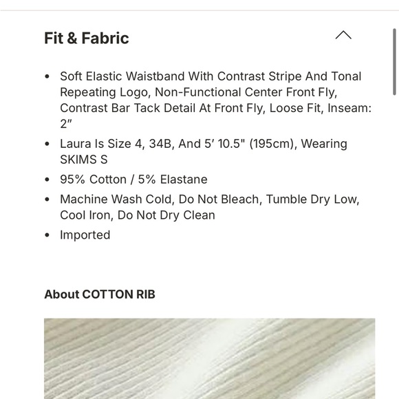 NEW Skims Cotton Rib Loose Boxers - Picture 4 of 7